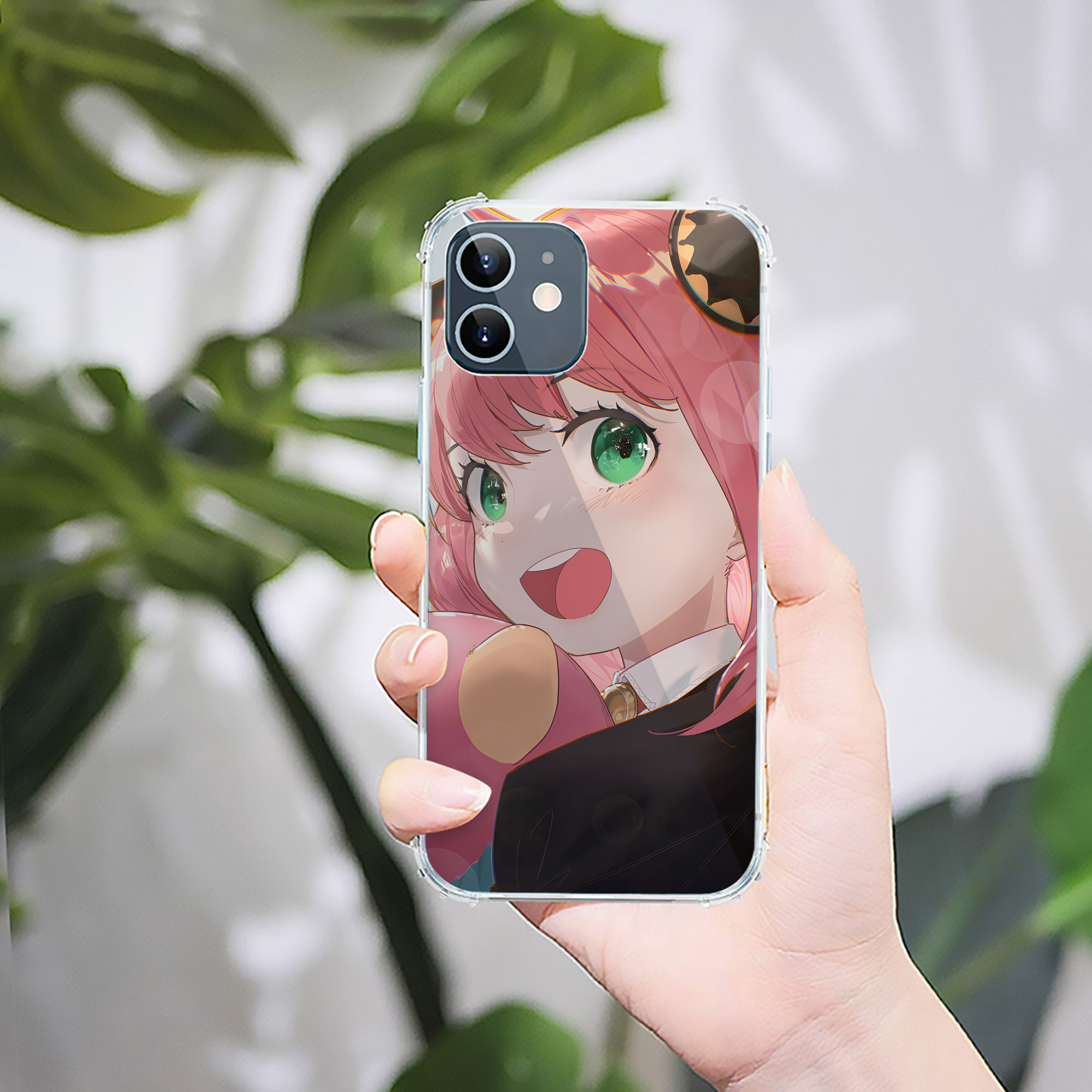 （画像用） SPY×FAMILY间谍家家酒 【iPhone 12シリーズ対応】透明スマホケース（クリアソフトケース）